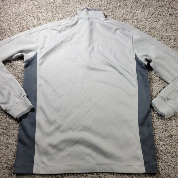 Nike Pullover Mens Medium Gray Golf Tour Performance Cover Up Bud Select Logo - Picture 7 of 8
